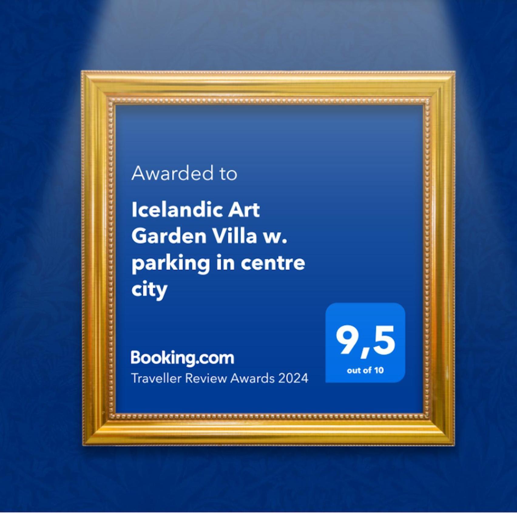 Icelandic Art Garden Villa W. Parking In Centre City Reykjavik Ngoại thất bức ảnh
