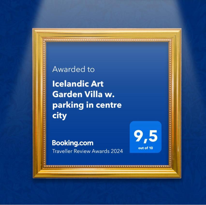 Icelandic Art Garden Villa W. Parking In Centre City Reykjavik Ngoại thất bức ảnh